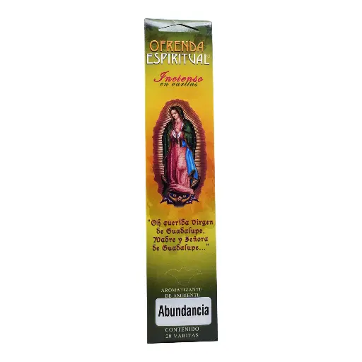 [742553027119]  INCIENSO DE LA ABUNDANCIA 20 VARITAS